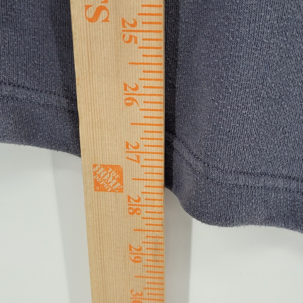 Victoria's Secret PINK Pullover Sweatshirt‎ Womens Medium Gray Snap Neck Logo - Picture 5 of 5